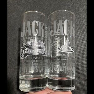 Jack Daniels High Ball glasses (2)
